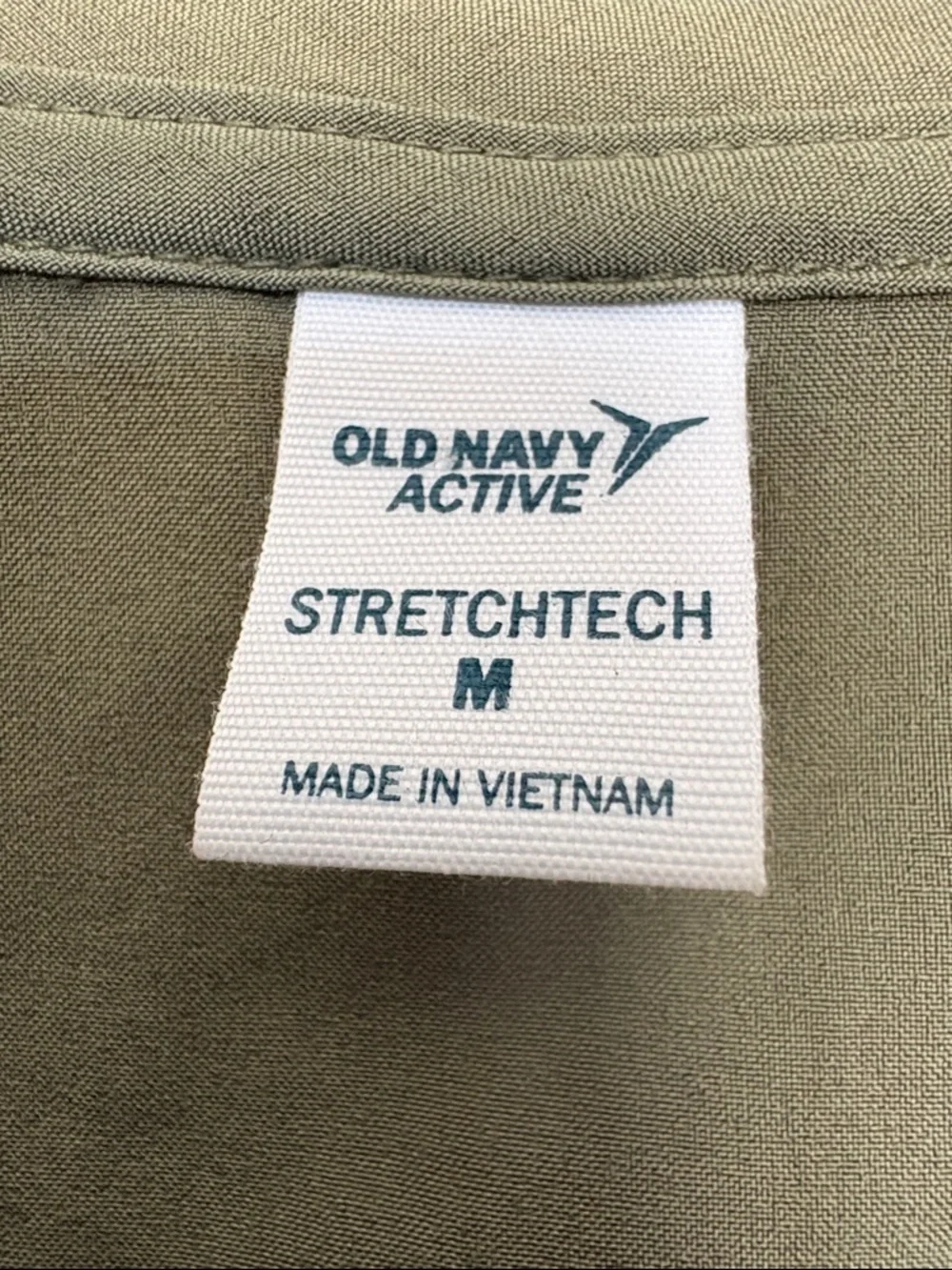 Old Navy Olive Sleeveless Tank Top - Picture 2 of 4